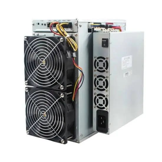 Canaan AvalonMiner 1246 asic miner on white background